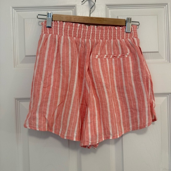 EUC Aerie Linen Blend High Waisted Short - Picture 4 of 6